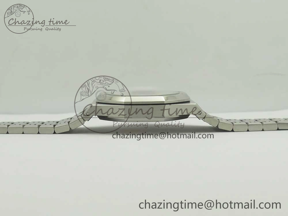 Royal Oak 41mm 15400 SS OMF 1:1 Best Edition White Dial on SS Bracelet A3120