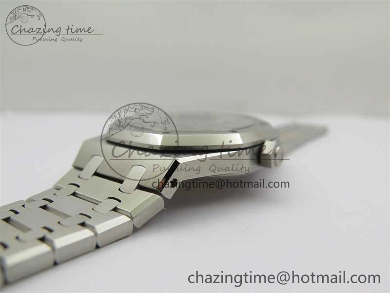 Royal Oak 41mm 15400 SS RSF 1:1 Best Edition Blue Textured Dial on SS Bracelet A3120 Super Clone