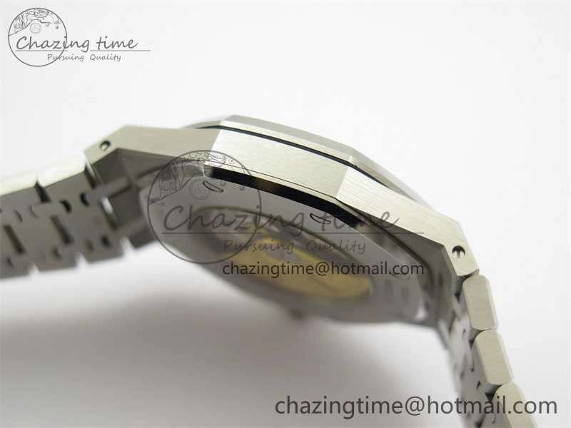 Royal Oak 41mm 15400 SS RSF 1:1 Best Edition Gray Textured Dial on SS Bracelet A3120 Super Clone