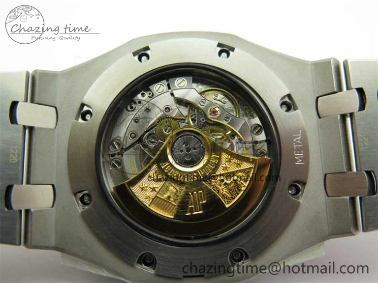 Royal Oak 41mm 15400 SS RSF 1:1 Best Edition Gray Textured Dial on SS Bracelet A3120 Super Clone
