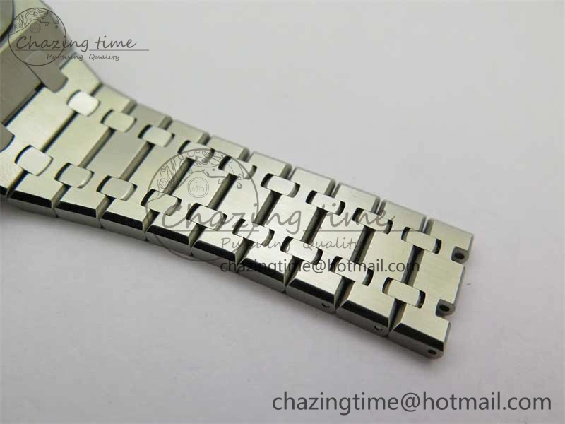 Royal Oak 41mm 15400 SS RSF 1:1 Best Edition Gray Textured Dial on SS Bracelet A3120 Super Clone