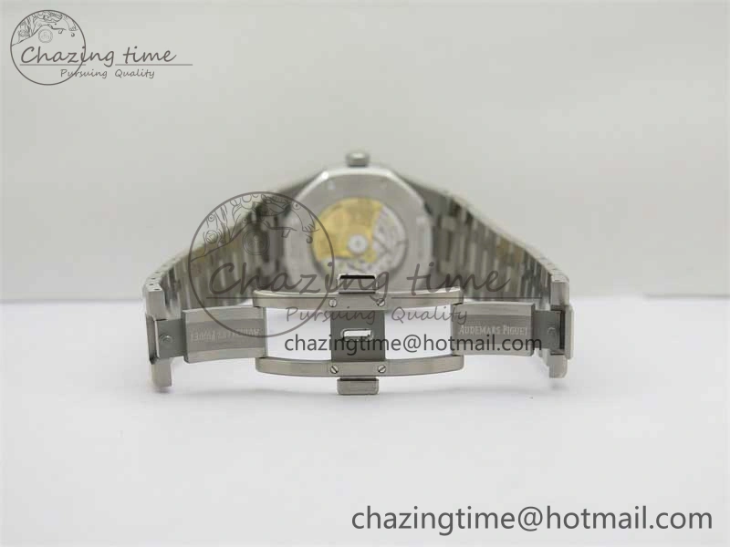 Royal Oak 41mm 15400 SS RSF 1:1 Best Edition Gray Textured Dial on SS Bracelet A3120 Super Clone