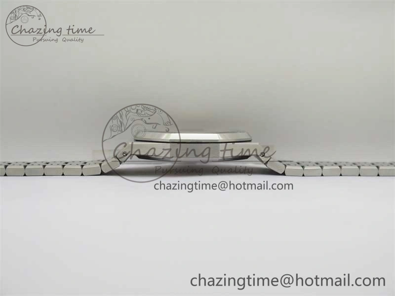 Royal Oak 41mm 15400 SS RSF 1:1 Best Edition White Textured Dial on SS Bracelet A3120 Super Clone