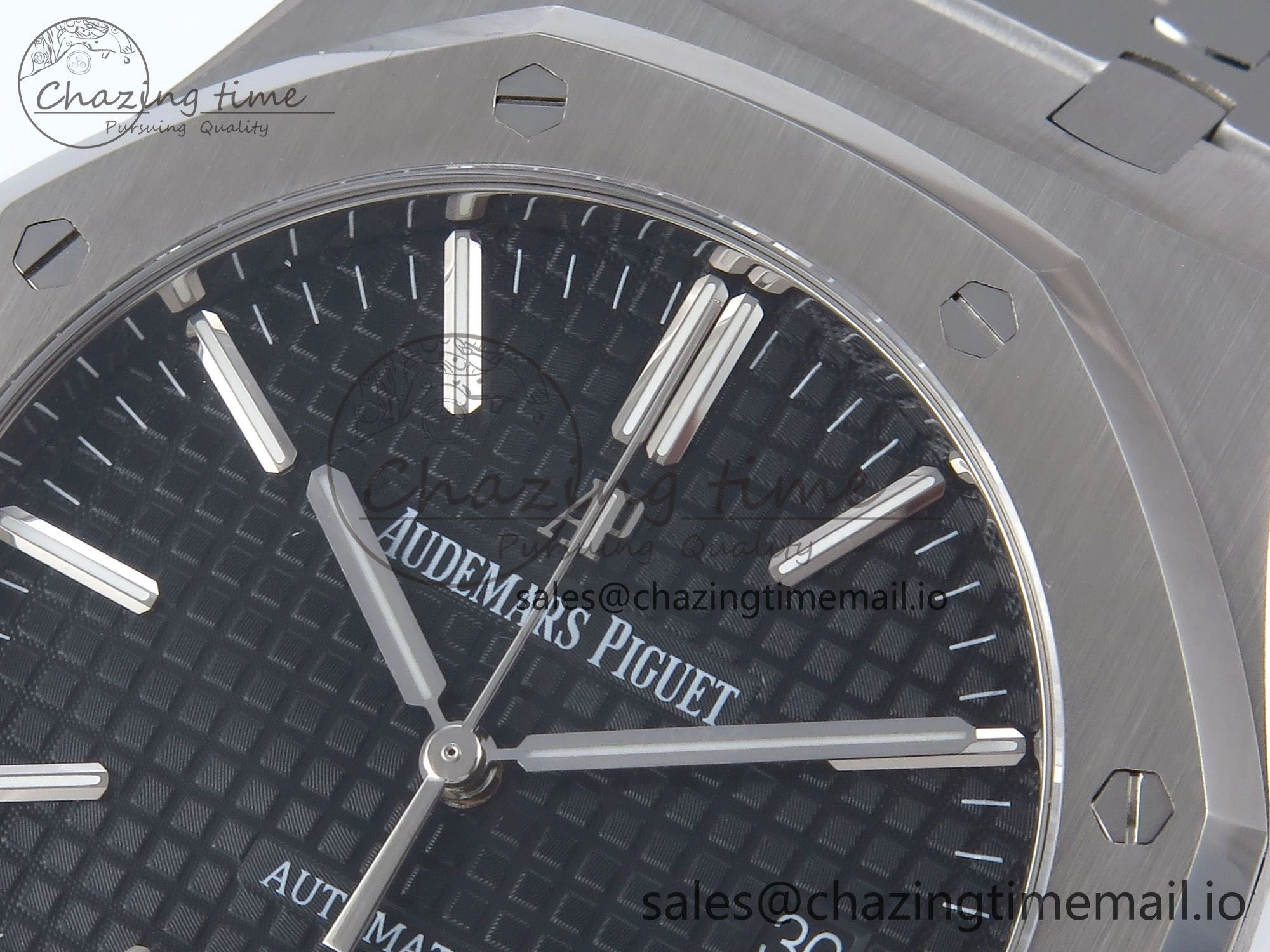 Royal Oak 41mm 15400 SS TKF 1:1 Best Edition Black Dial on SS Bracelet SA4302 Super Clone