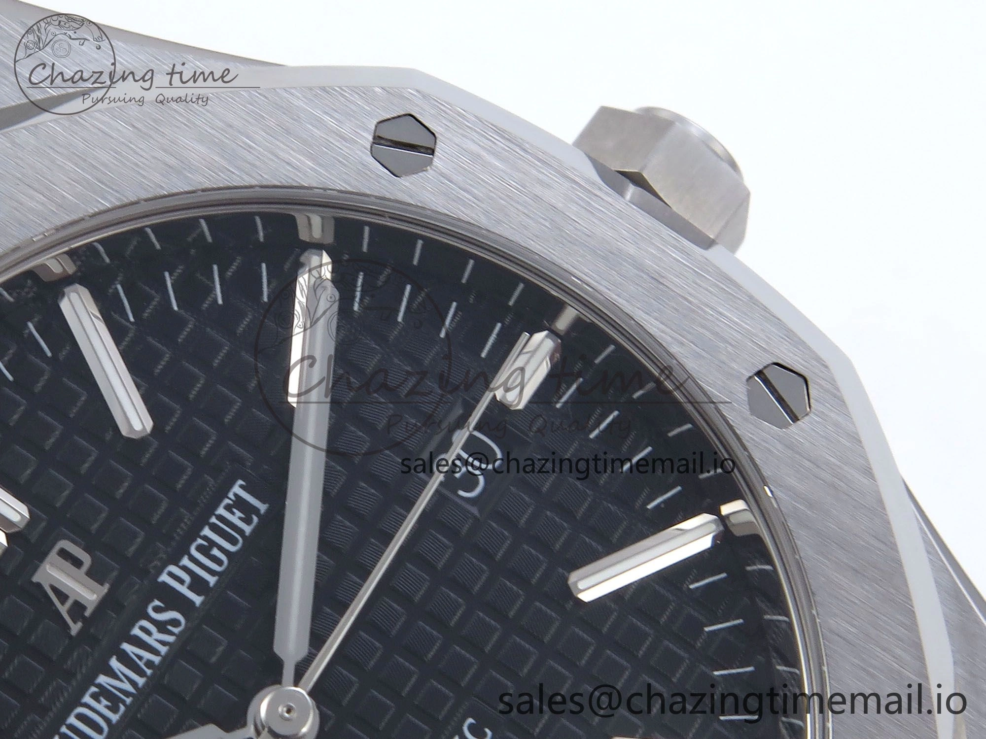 Royal Oak 41mm 15400 SS TKF 1:1 Best Edition Black Dial on SS Bracelet SA4302 Super Clone