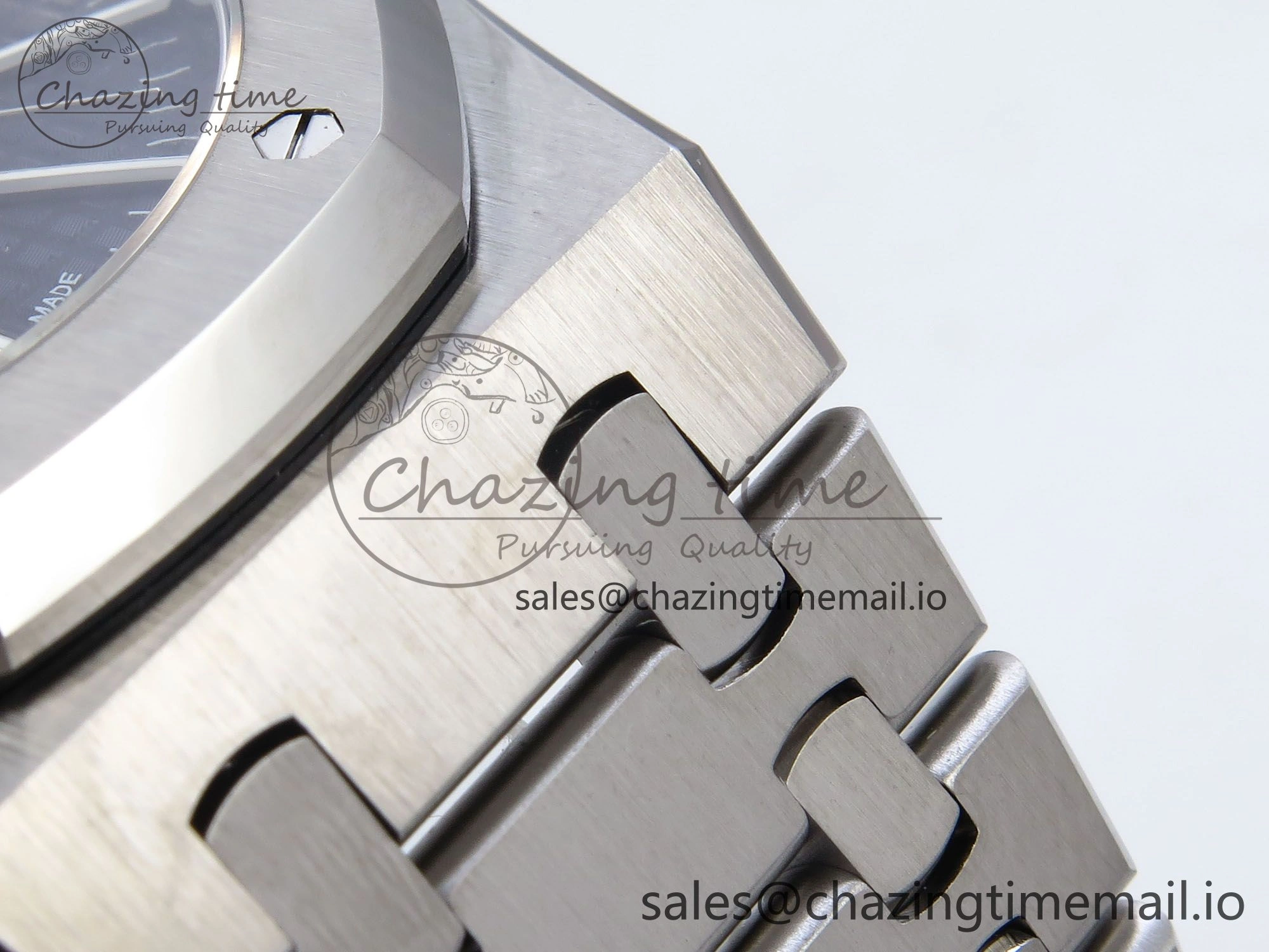 Royal Oak 41mm 15400 SS TKF 1:1 Best Edition Black Dial on SS Bracelet SA4302 Super Clone