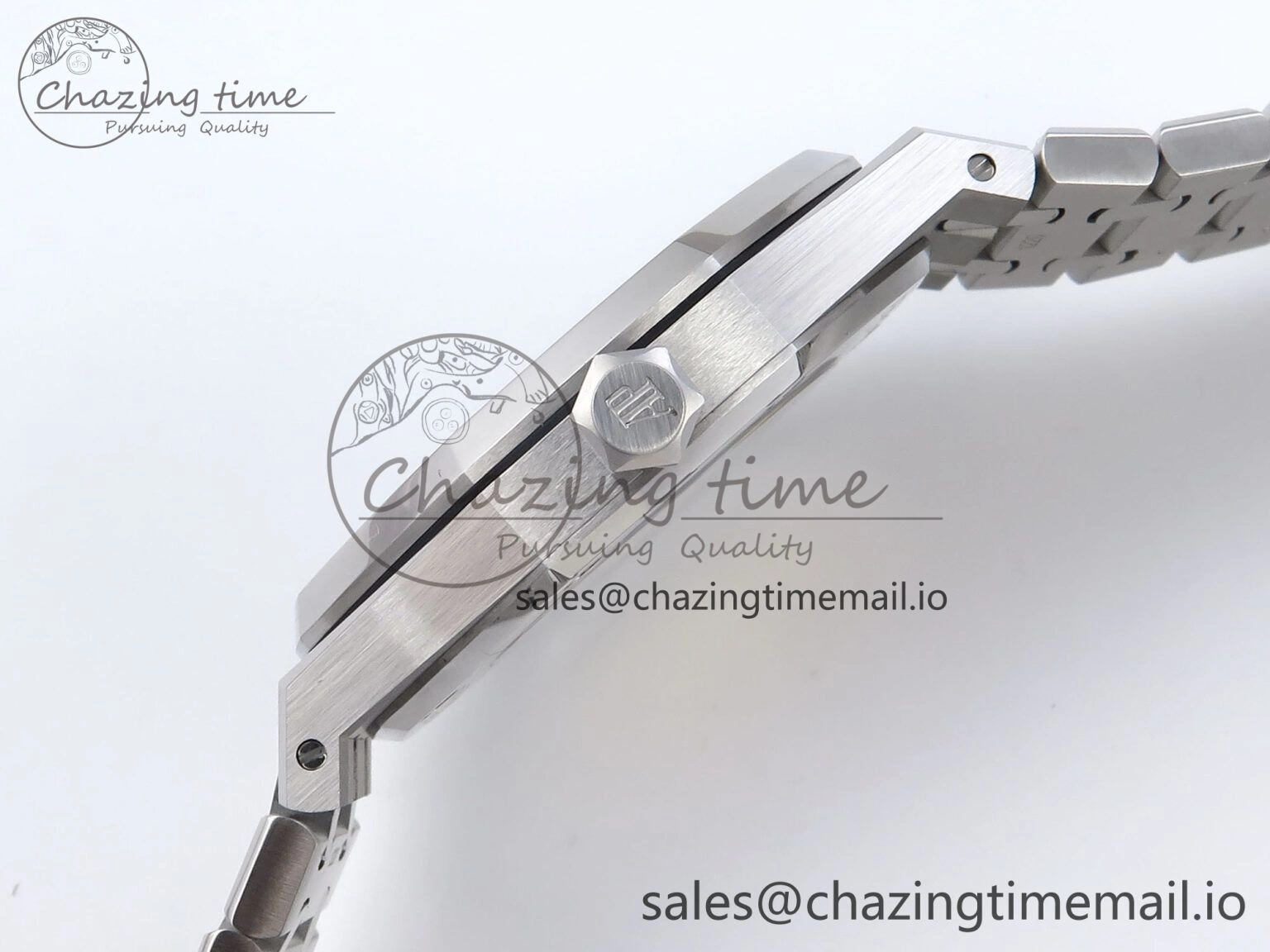 Royal Oak 41mm 15400 SS TKF 1:1 Best Edition Blue Dial on SS Bracelet SA4302 Super Clone