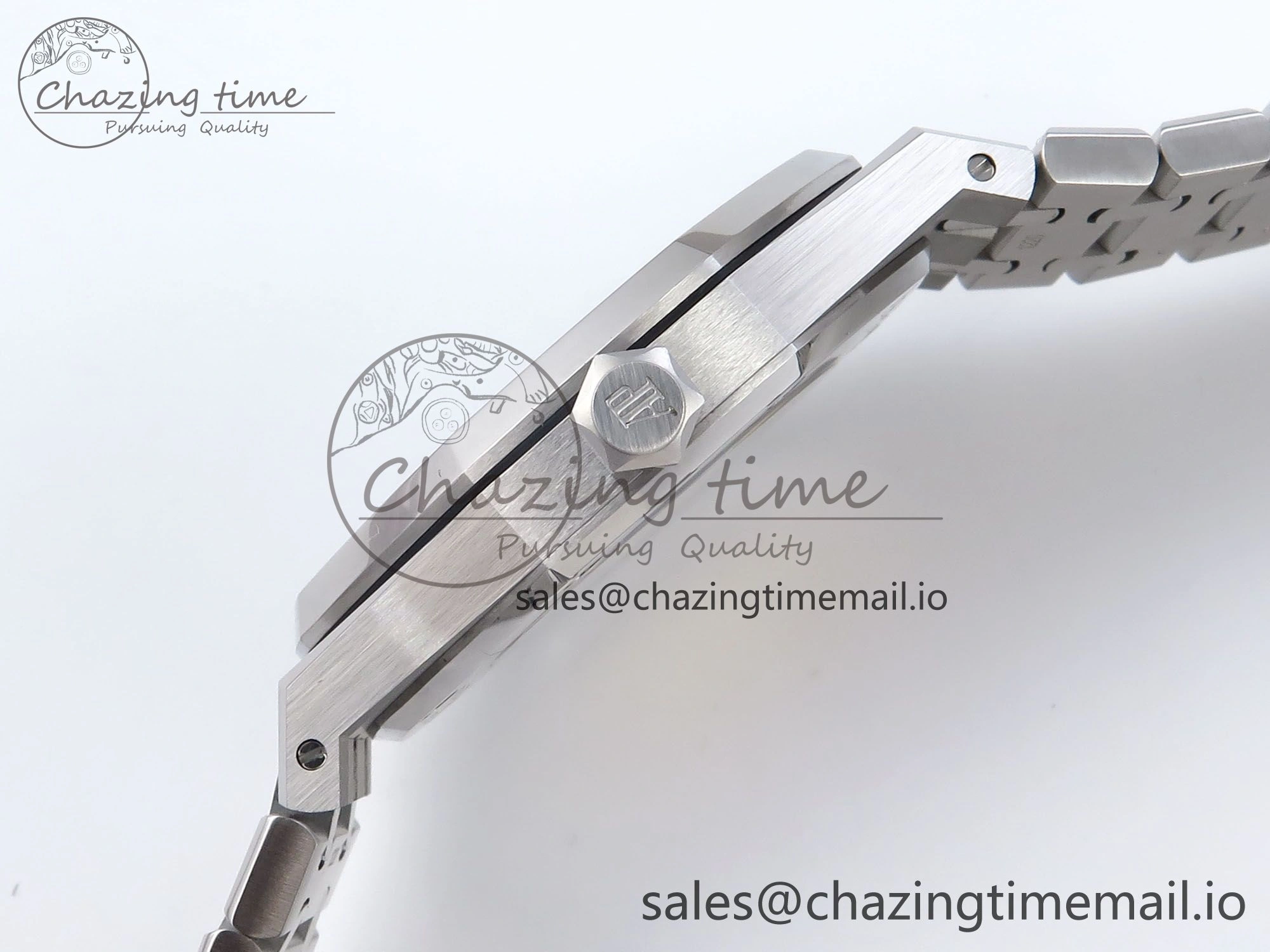Royal Oak 41mm 15400 SS TKF 1:1 Best Edition Blue Dial on SS Bracelet SA4302 Super Clone