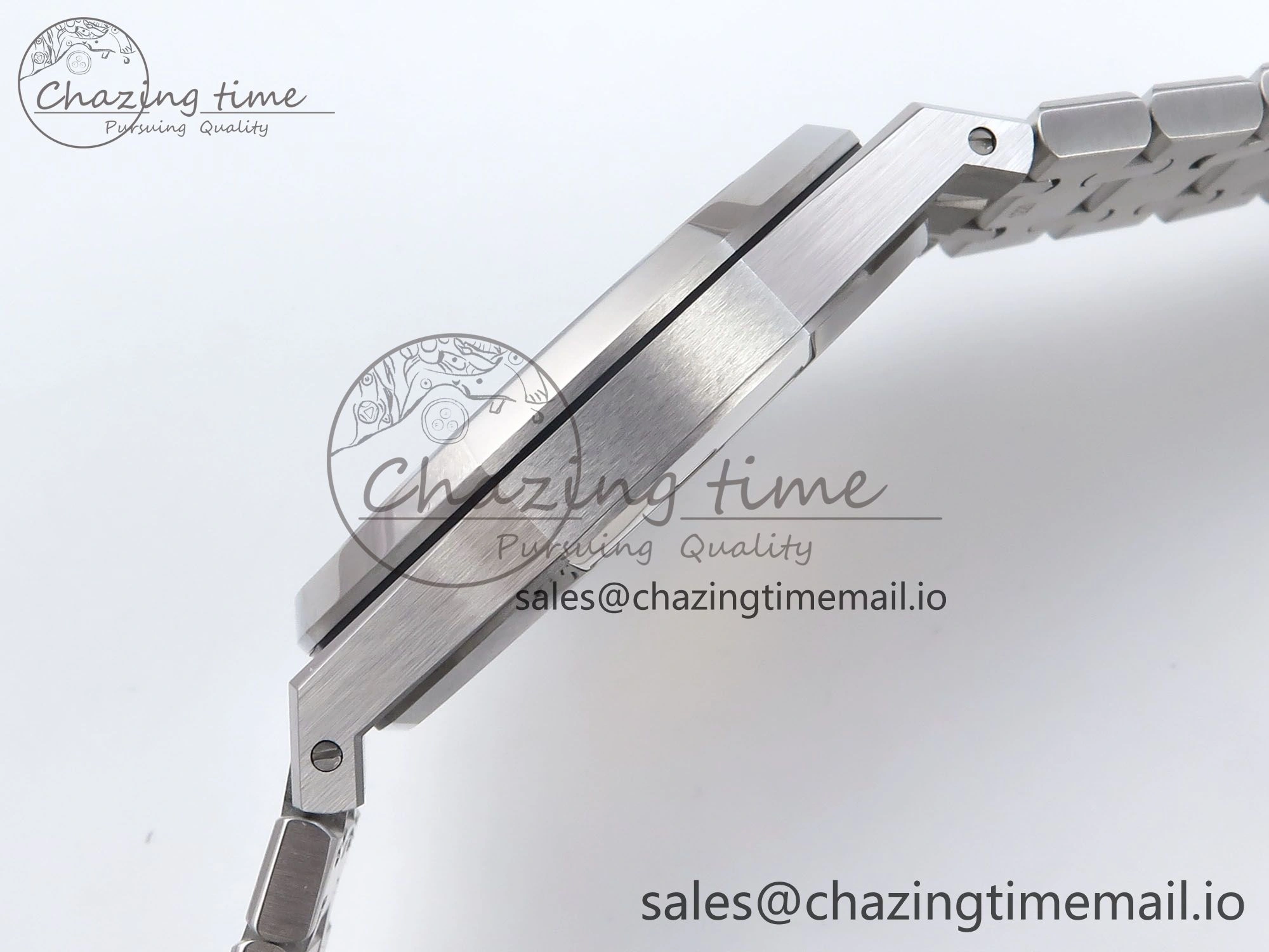 Royal Oak 41mm 15400 SS TKF 1:1 Best Edition Blue Dial on SS Bracelet SA4302 Super Clone