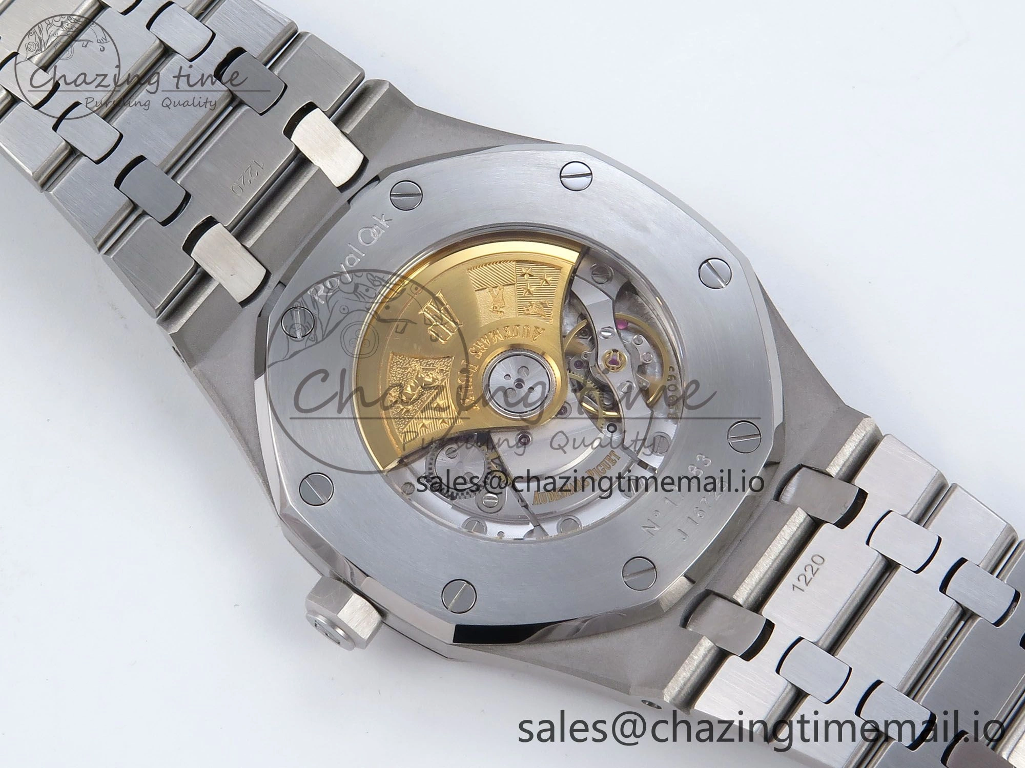 Royal Oak 41mm 15400 SS TKF 1:1 Best Edition Blue Dial on SS Bracelet SA4302 Super Clone