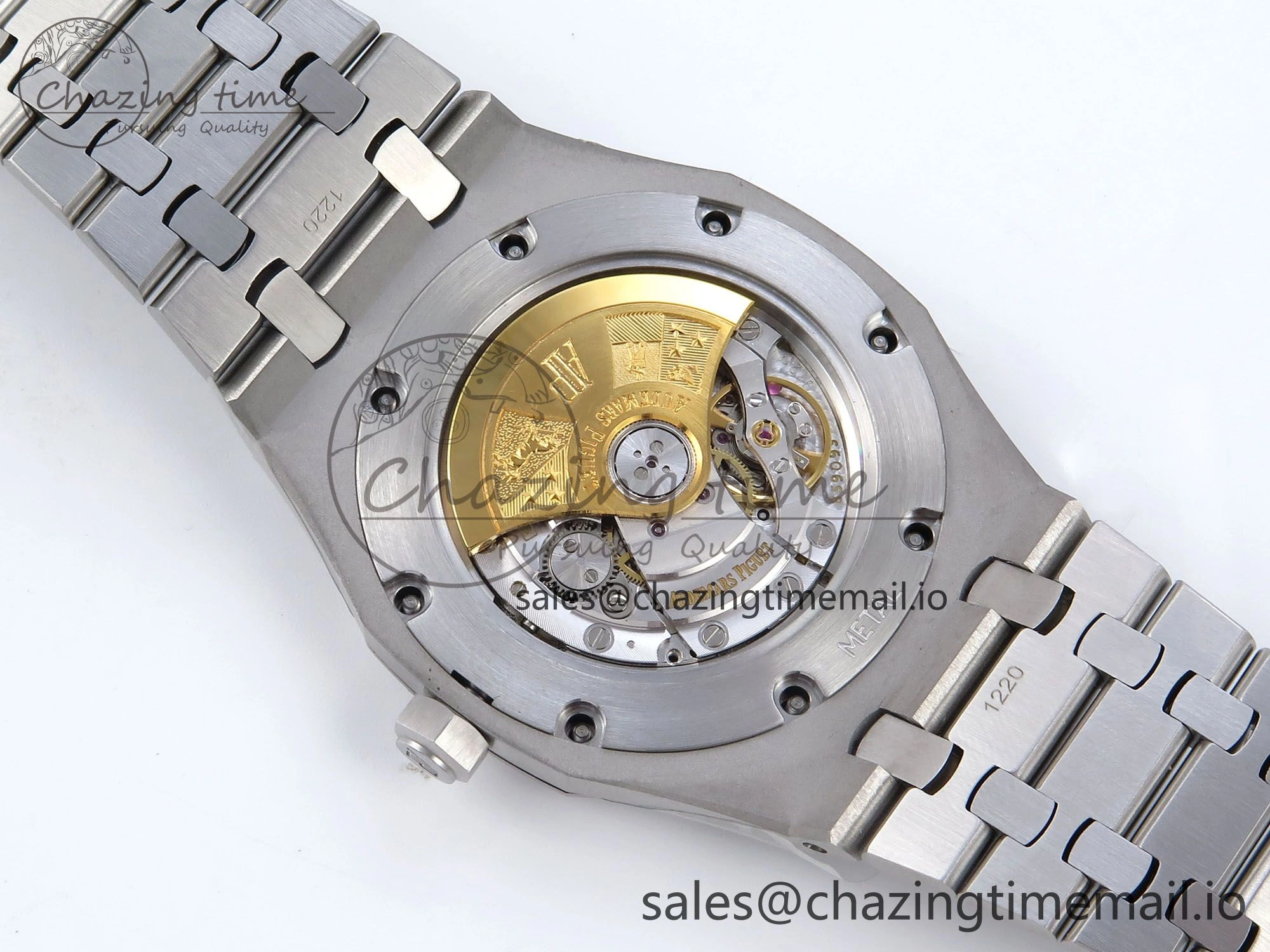 Royal Oak 41mm 15400 SS TKF 1:1 Best Edition Blue Dial on SS Bracelet SA4302 Super Clone