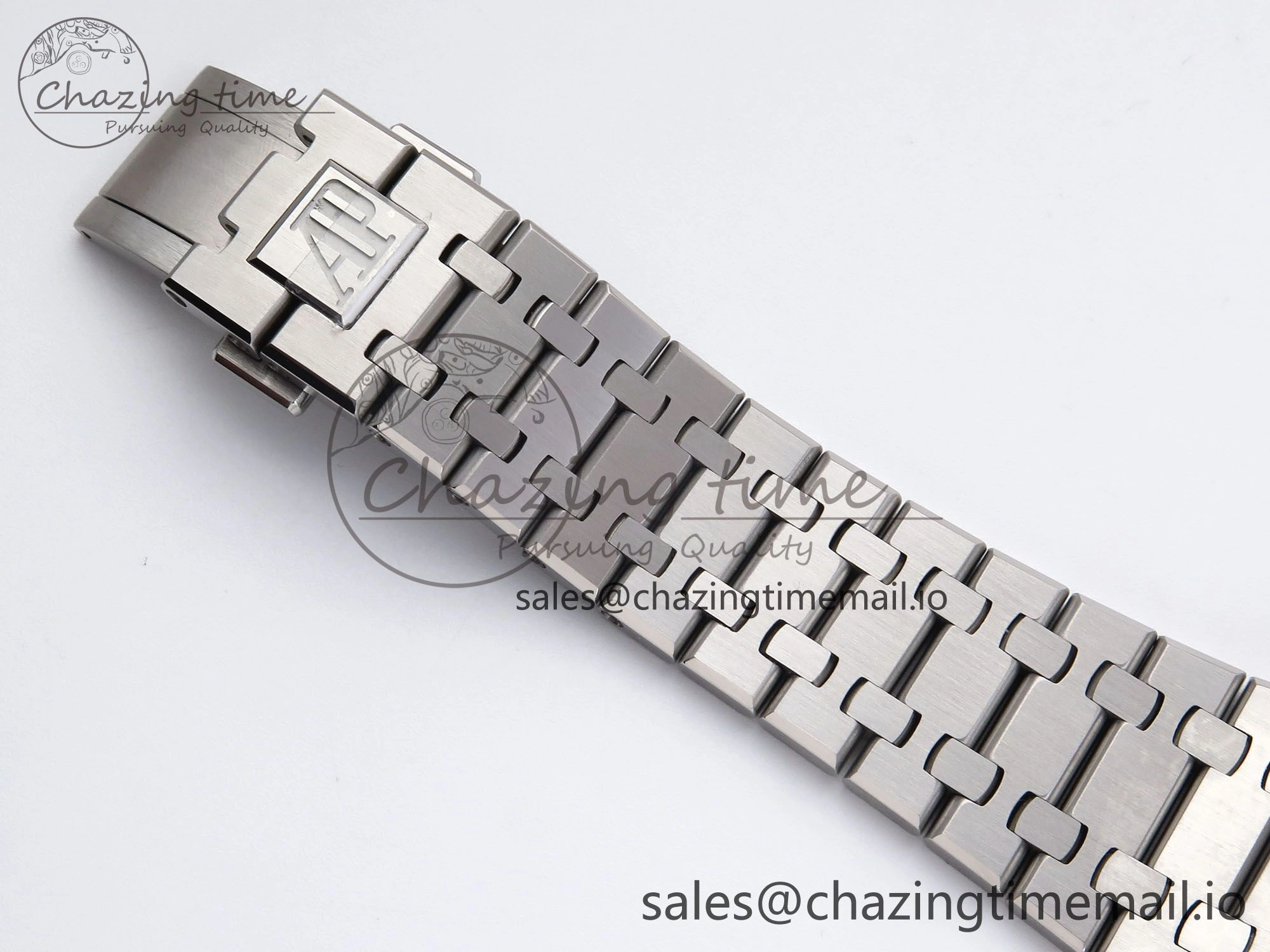 Royal Oak 41mm 15400 SS TKF 1:1 Best Edition Blue Dial on SS Bracelet SA4302 Super Clone