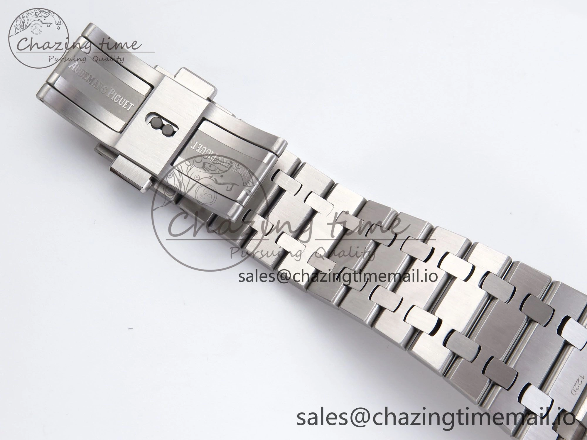Royal Oak 41mm 15400 SS TKF 1:1 Best Edition Blue Dial on SS Bracelet SA4302 Super Clone