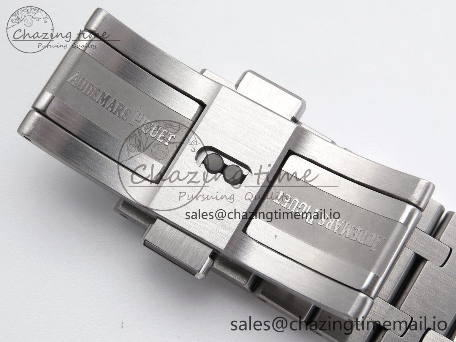 Royal Oak 41mm 15400 SS TKF 1:1 Best Edition Blue Dial on SS Bracelet SA4302 Super Clone