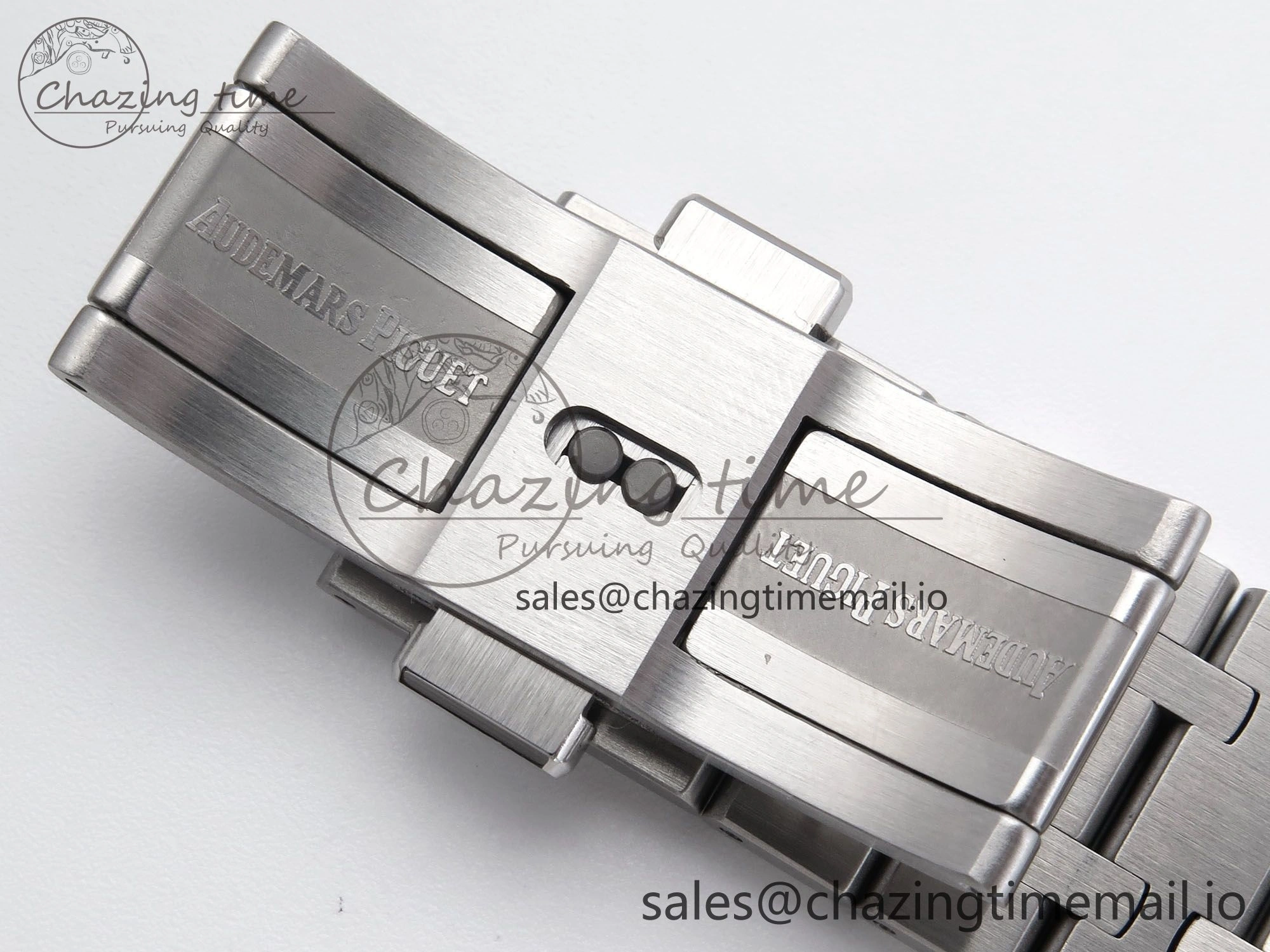 Royal Oak 41mm 15400 SS TKF 1:1 Best Edition Blue Dial on SS Bracelet SA4302 Super Clone