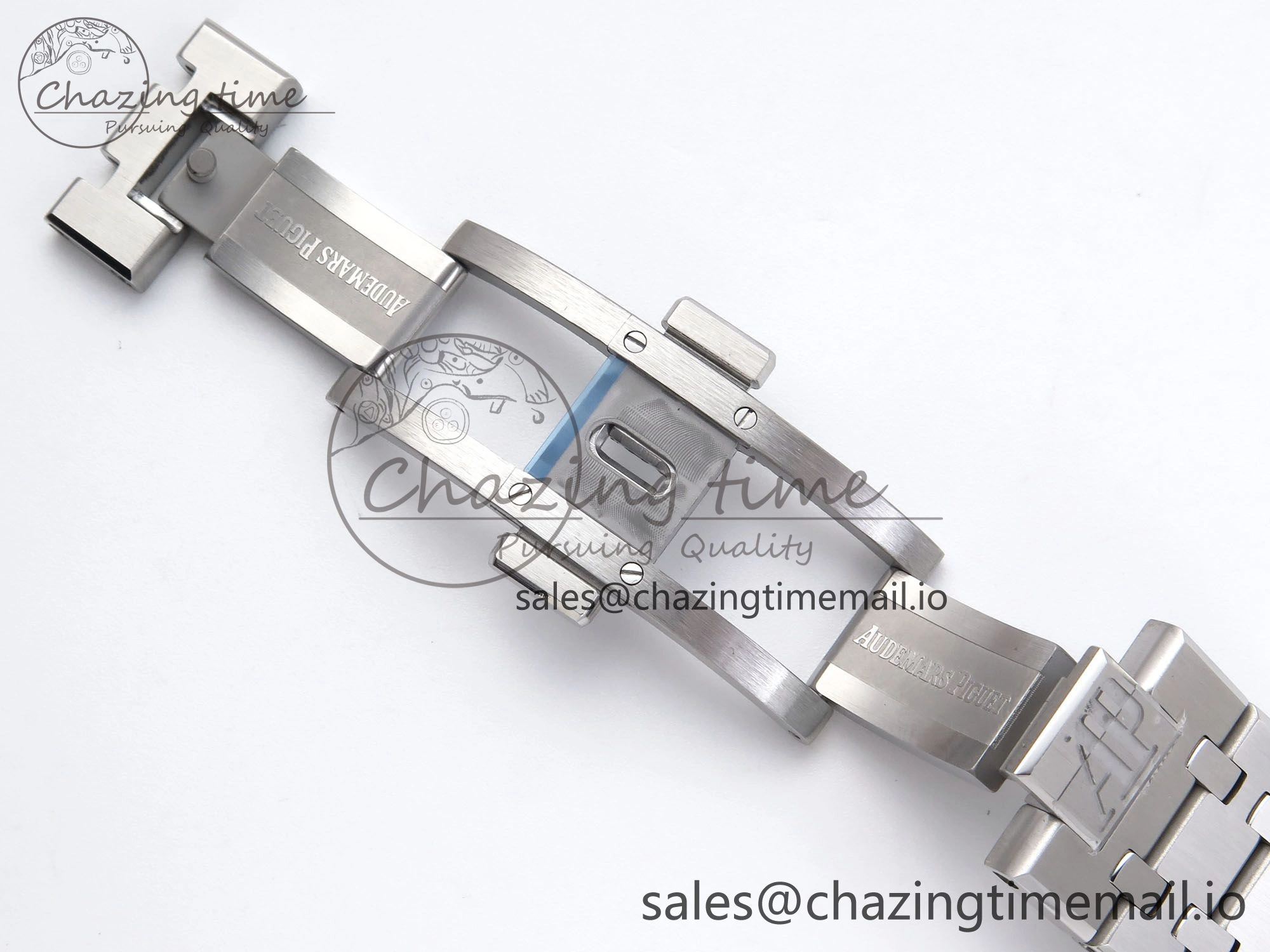 Royal Oak 41mm 15400 SS TKF 1:1 Best Edition Blue Dial on SS Bracelet SA4302 Super Clone