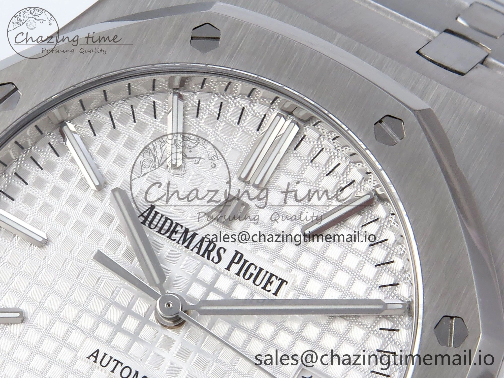 Royal Oak 41mm 15400 SS TKF 1:1 Best Edition White Dial on SS Bracelet SA4302 Super Clone