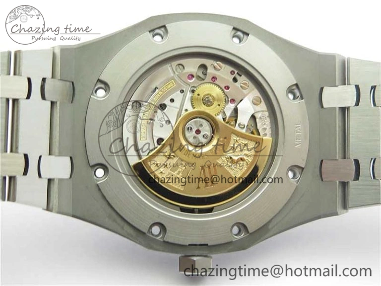 Royal Oak 41mm 15400 SS Z+F 1:1 Best Edition Black Textured Dial on SS Bracelet A3120 (Free Box)