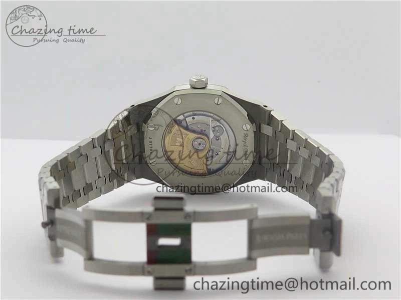 Royal Oak 41mm 15400 SS ZF 1:1 Best Edition Gray Textured Dial on SS Bracelet A3120 (Free Box)