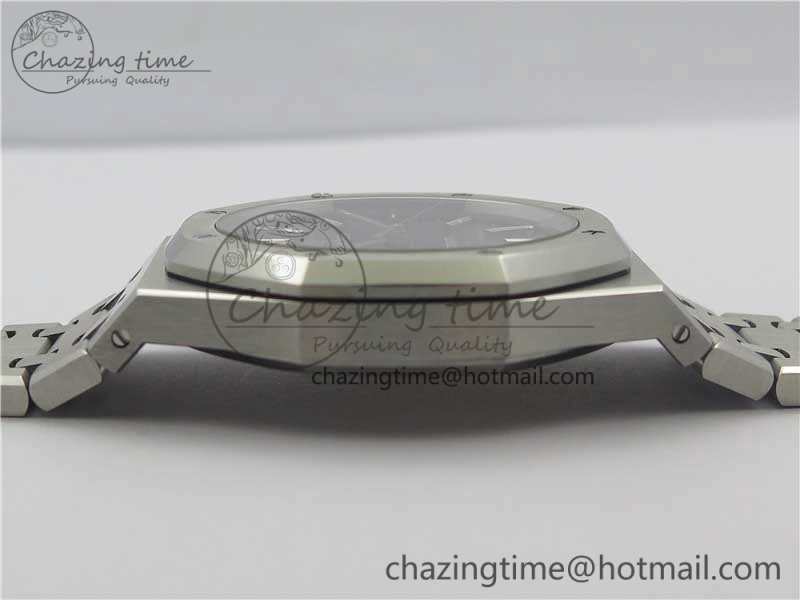 Royal Oak 41mm 15400 SS ZF 1:1 Best Edition Gray Textured Dial on SS Bracelet A3120 (Free Box)