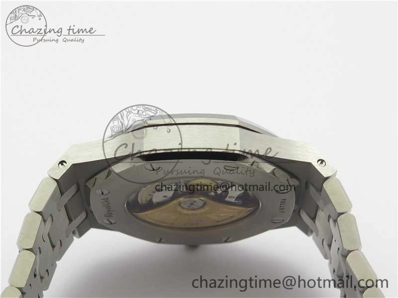 Royal Oak 41mm 15400 SS ZF 1:1 Best Edition Gray Textured Dial on SS Bracelet A3120 (Free Box)