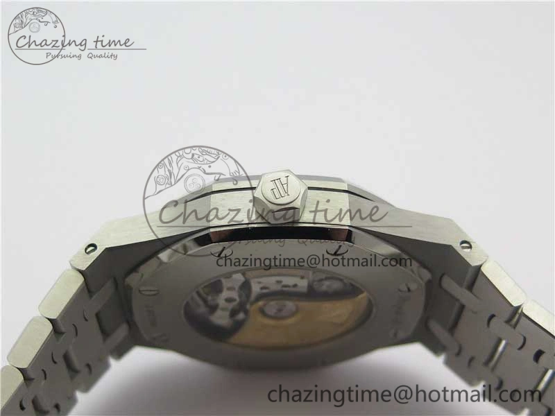 Royal Oak 41mm 15400 SS ZF 1:1 Best Edition Gray Textured Dial on SS Bracelet A3120 (Free Box)