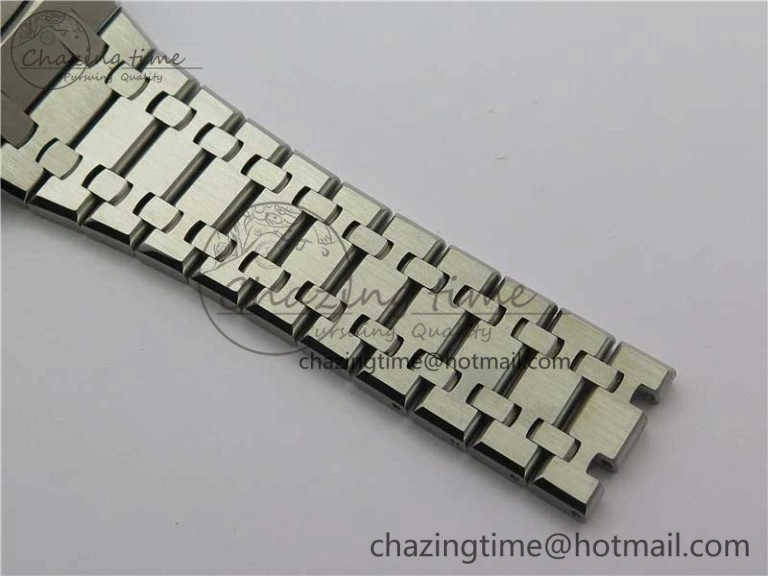 Royal Oak 41mm 15400 SS ZF 1:1 Best Edition Gray Textured Dial on SS Bracelet A3120 (Free Box)