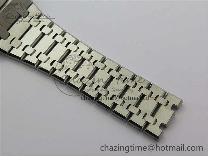 Royal Oak 41mm 15400 SS ZF 1:1 Best Edition Gray Textured Dial on SS Bracelet A3120 (Free Box)