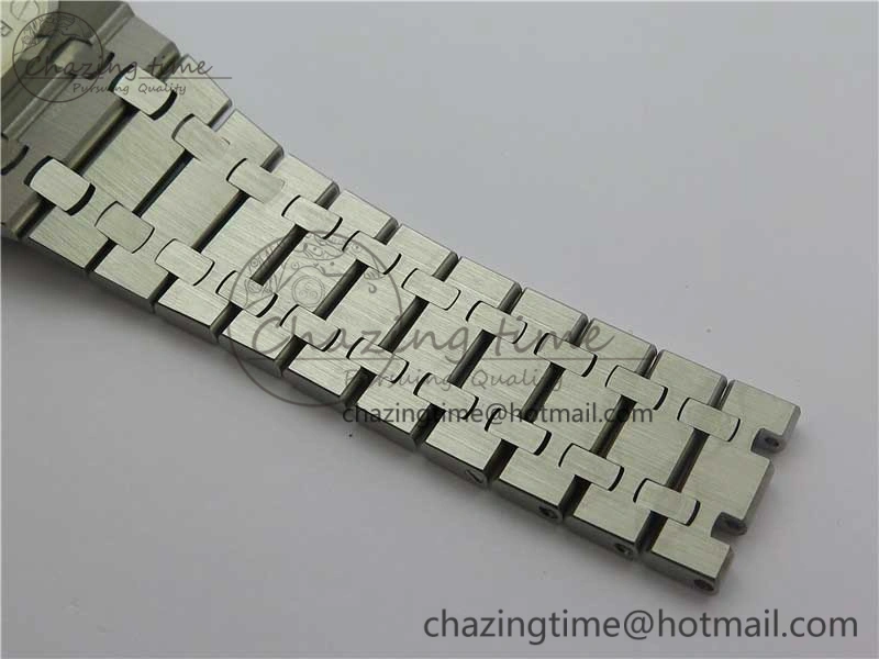 Royal Oak 41mm 15400 SS ZF 1:1 Best Edition Gray Textured Dial on SS Bracelet A3120 (Free Box)