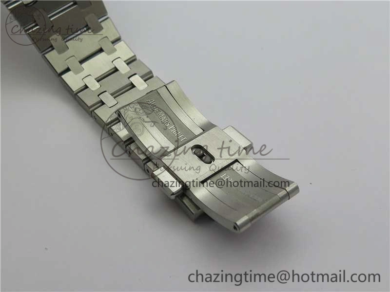 Royal Oak 41mm 15400 SS ZF 1:1 Best Edition Gray Textured Dial on SS Bracelet A3120 (Free Box)