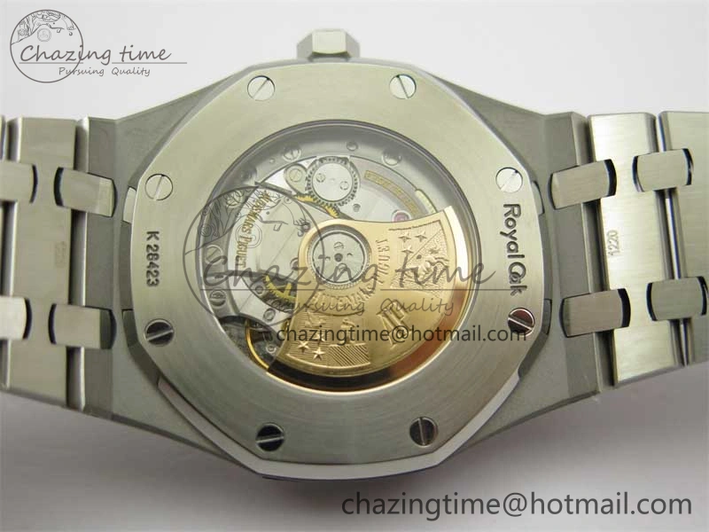 Royal Oak 41mm 15400 SS ZF 1:1 Best Edition Gray Textured Dial on SS Bracelet SA3120 Super Clone