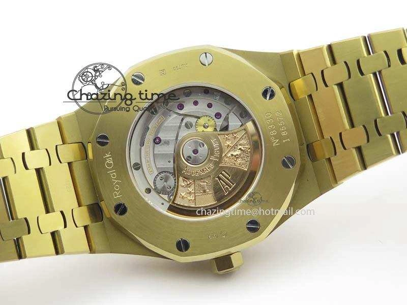Royal Oak 41mm 15400 YG JF 1:1 Best Edition Blue Dial On YG Bracelet A3120