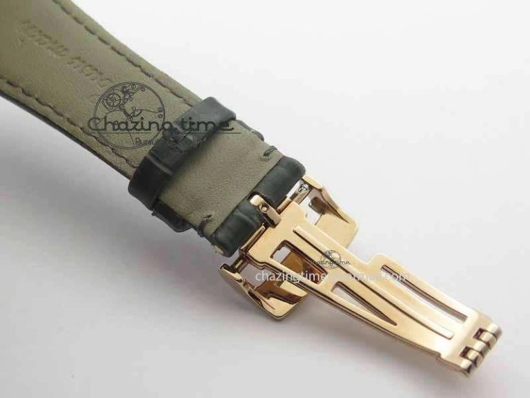 Royal Oak 41mm 15402 RG Full Paved Diamonds JF 1:1 Best Edition Diamonds Dial On Leather Strap A3120