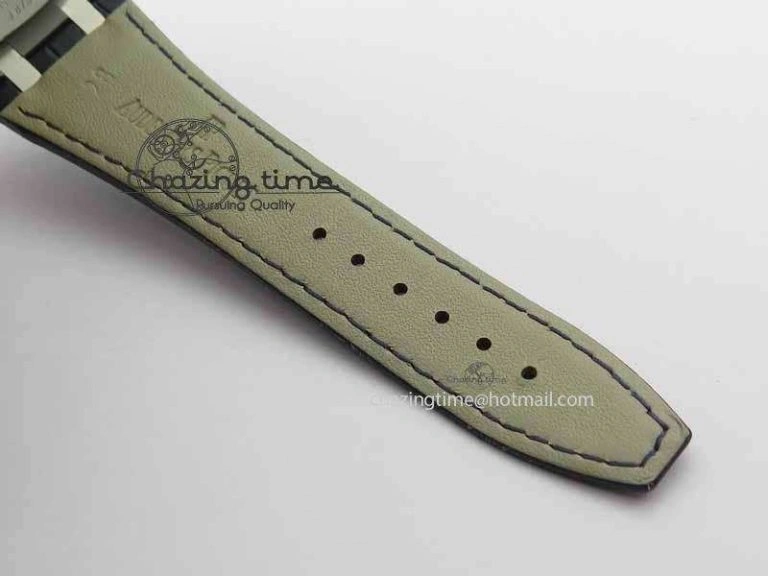 Royal Oak 41mm 15402 SS Full Paved Diamonds JF 1:1 Best Edition Diamonds Dial On Leather Strap A3120