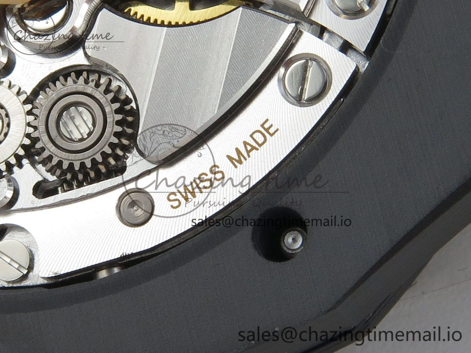 Royal Oak 41mm 15500 APSF 1:1 Best Edition Black Dial on Black Ceramic Bracelet SA4302 Super Clone