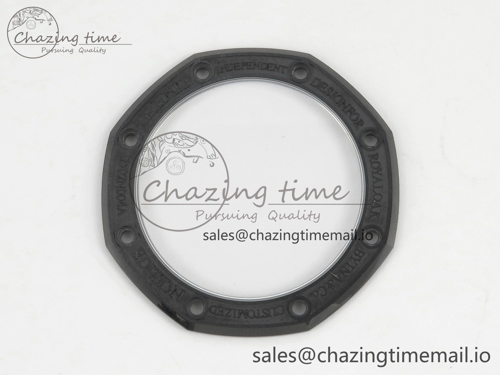 Royal Oak 41mm 15500 APSF 1:1 Best Edition Black Dial on Black Ceramic Bracelet SA4302 Super Clone