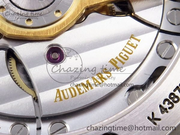 Royal Oak 41mm 15500 Frosted SS APSF 1:1 Best Edition Gray Textured Dial on SS Bracelet SA4302 Super Clone