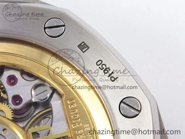 Royal Oak 41mm 15500 Frosted SS APSF 1:1 Best Edition Gray Textured Dial on SS Bracelet SA4302 Super Clone