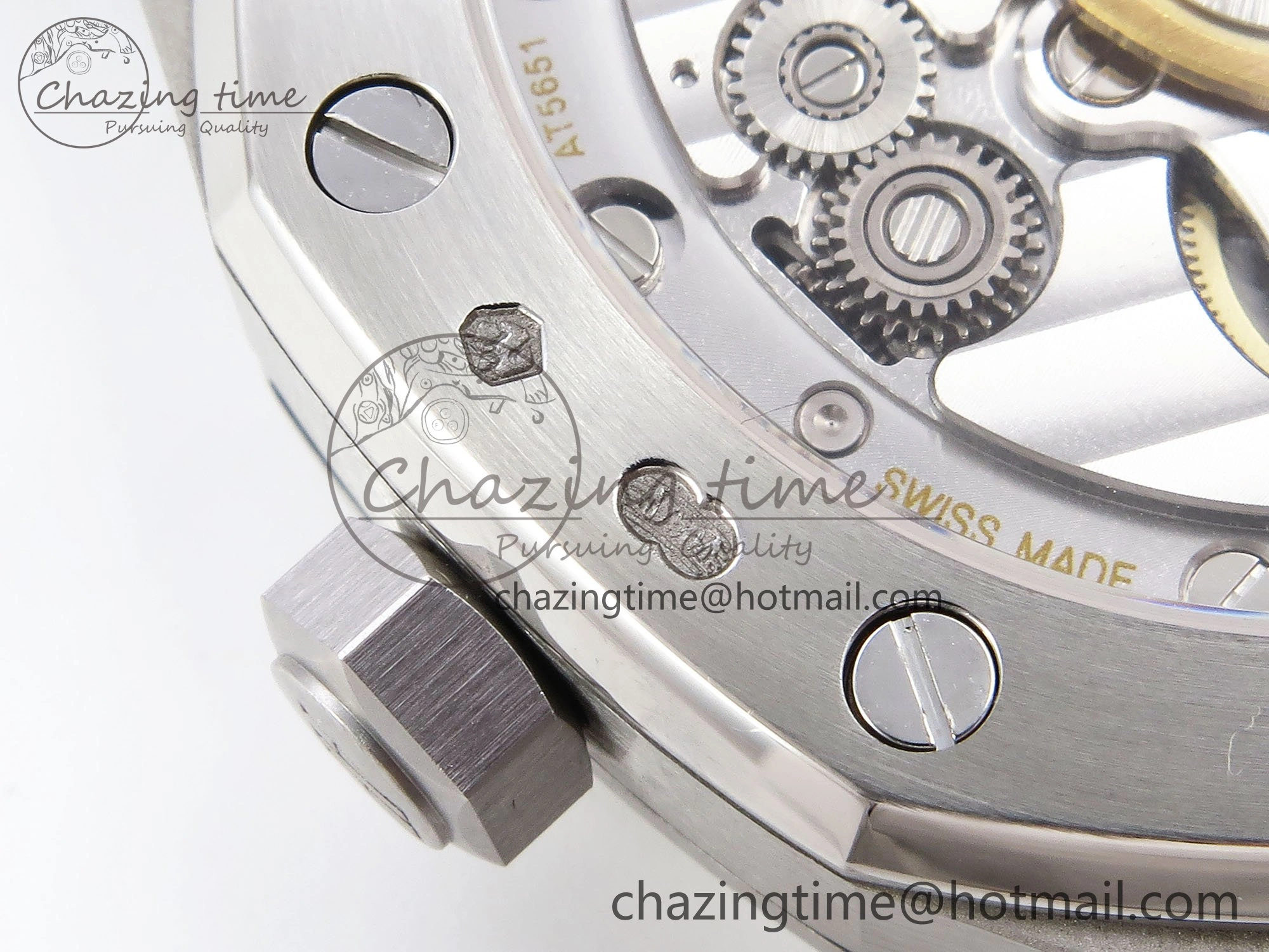 Royal Oak 41mm 15500 Frosted SS APSF 1:1 Best Edition Gray Textured Dial on SS Bracelet SA4302 Super Clone