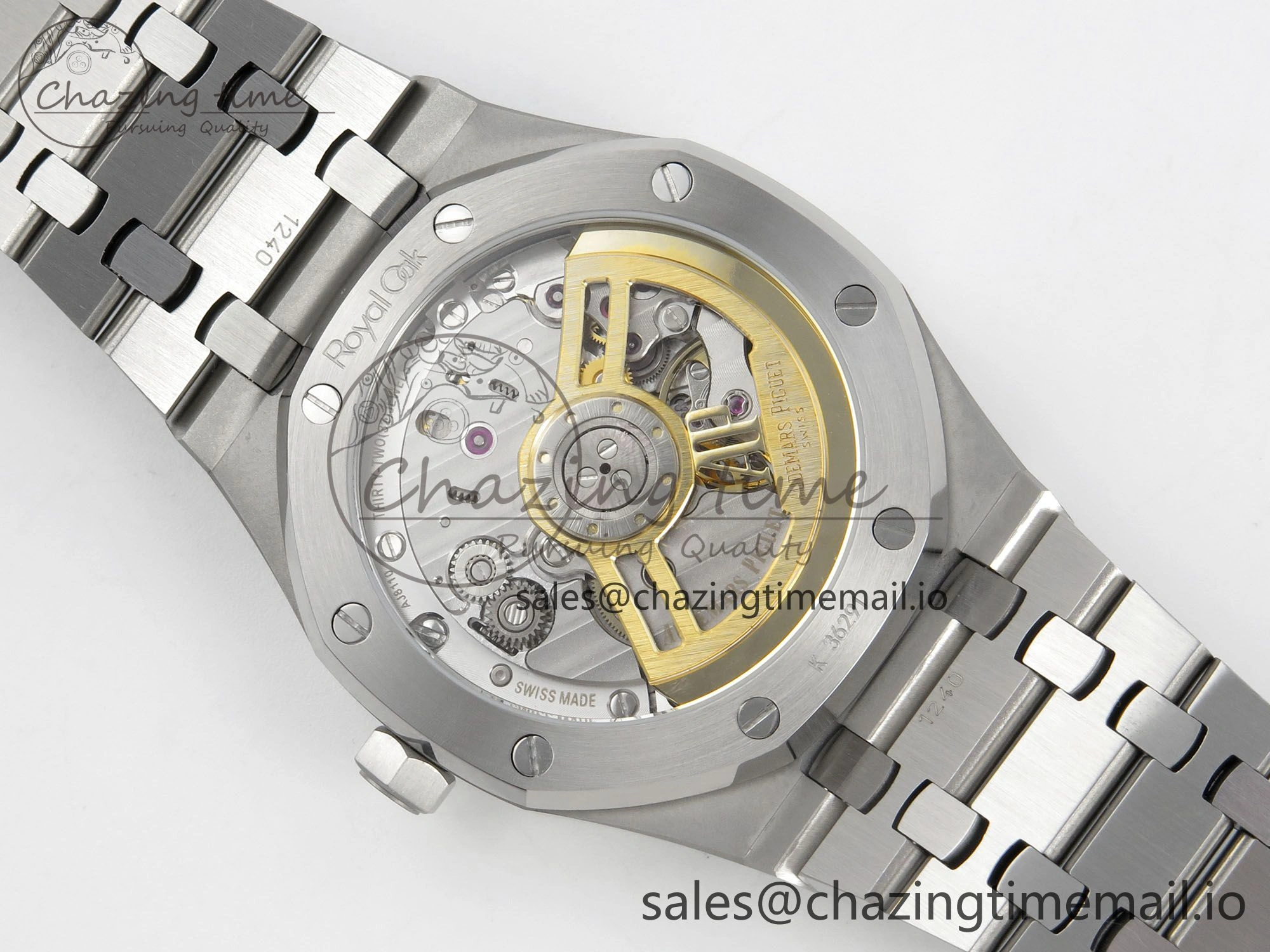 Royal Oak 41mm 15500 KAWS SS IPF 1:1 Best Edition XX Dial on SS Bracelet SA4302 Super Clone