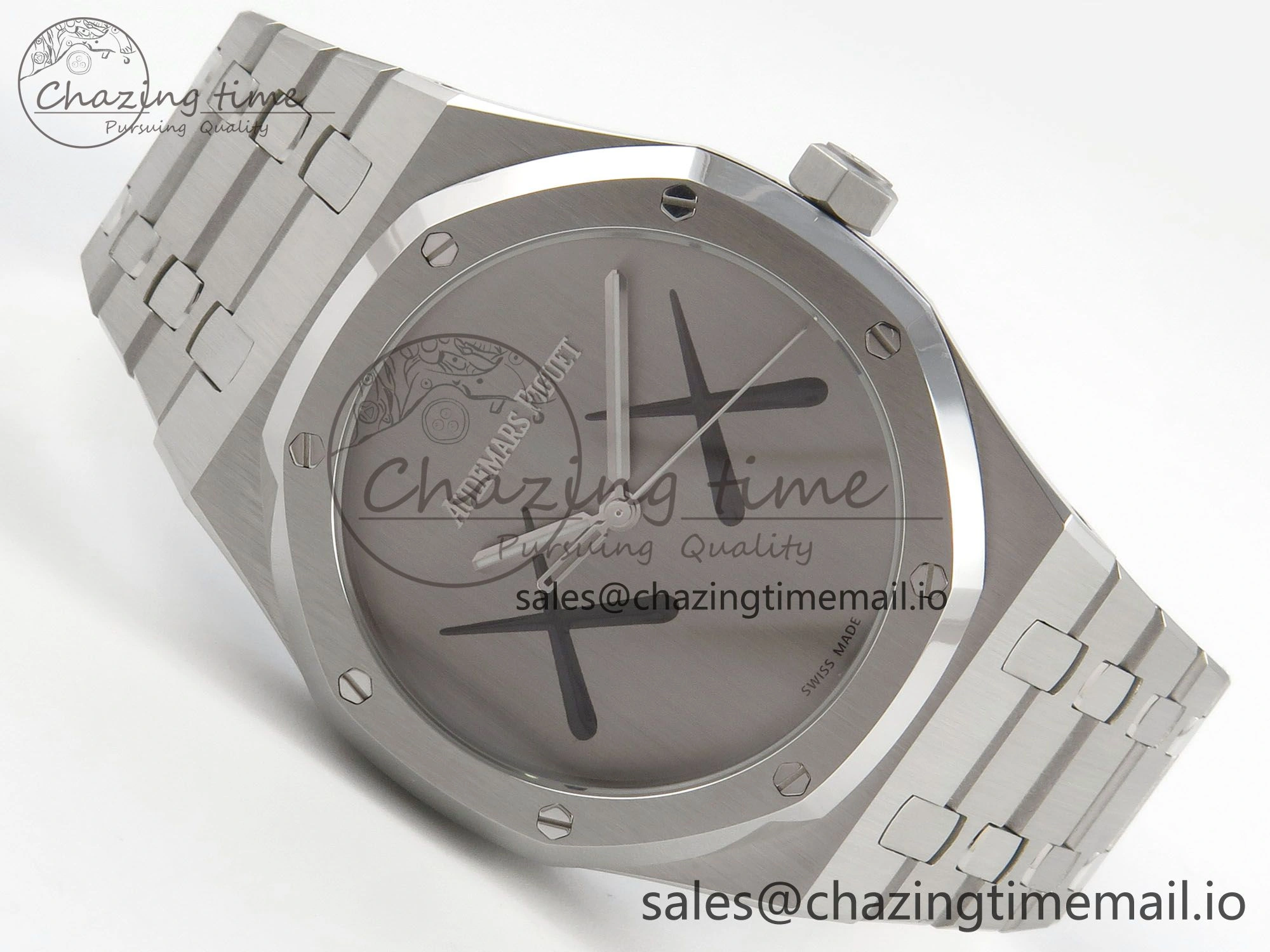 Royal Oak 41mm 15500 KAWS SS IPF 1:1 Best Edition XX Dial on SS Bracelet SA4302 Super Clone