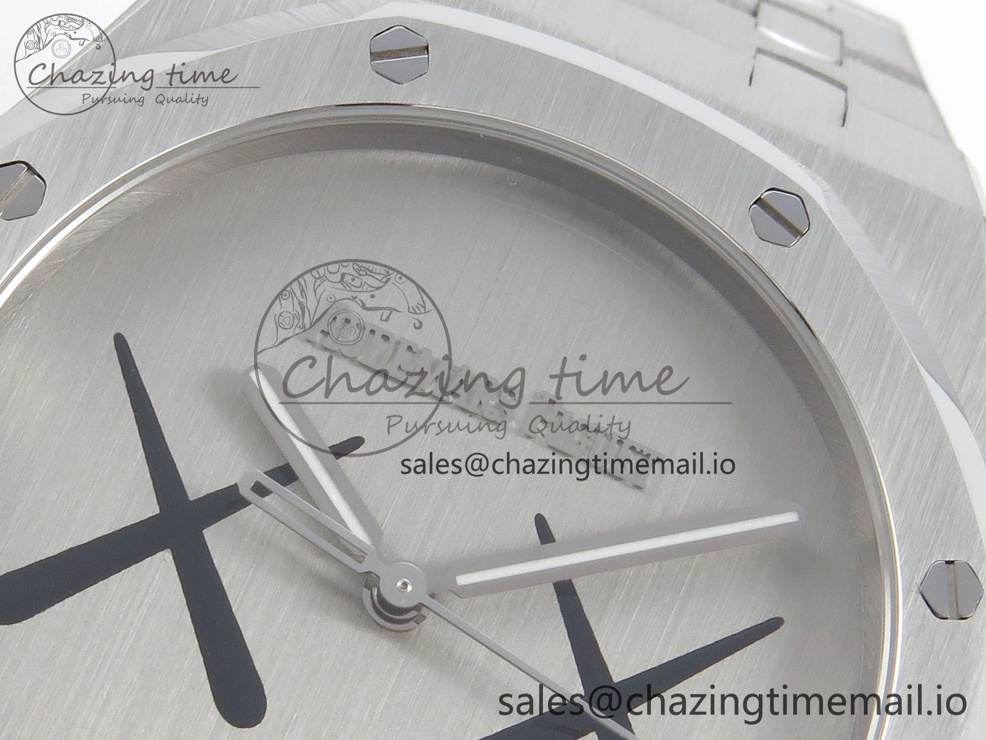 Royal Oak 41mm 15500 KAWS SS IPF 1:1 Best Edition XX Dial on SS Bracelet SA4302 Super Clone