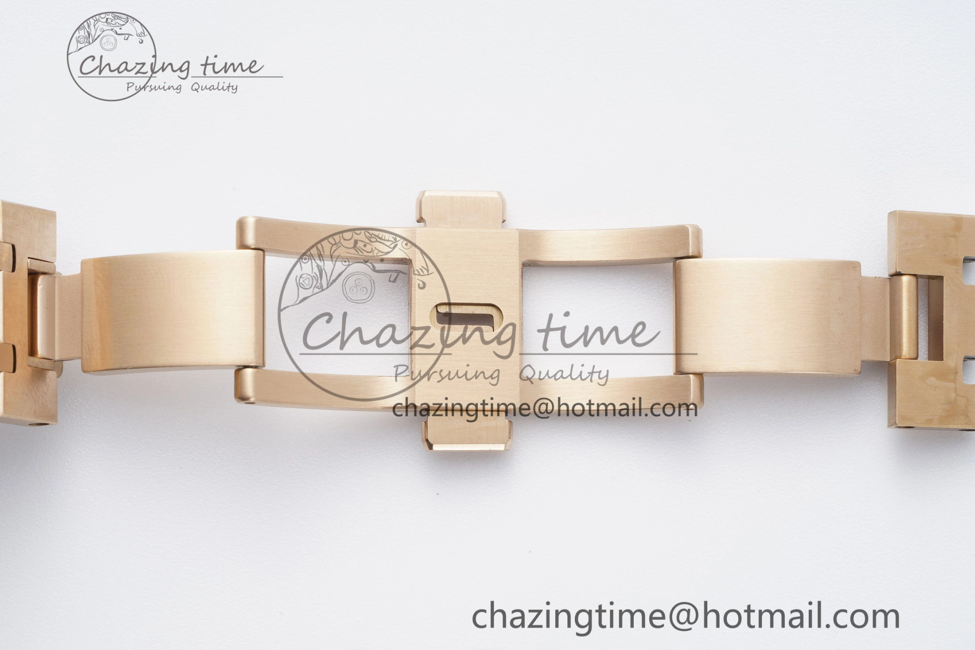 Royal Oak 41mm 15500 RG APSF 1:1 Best Edition Black Textured Dial on RG Bracelet A4302 Super Clone
