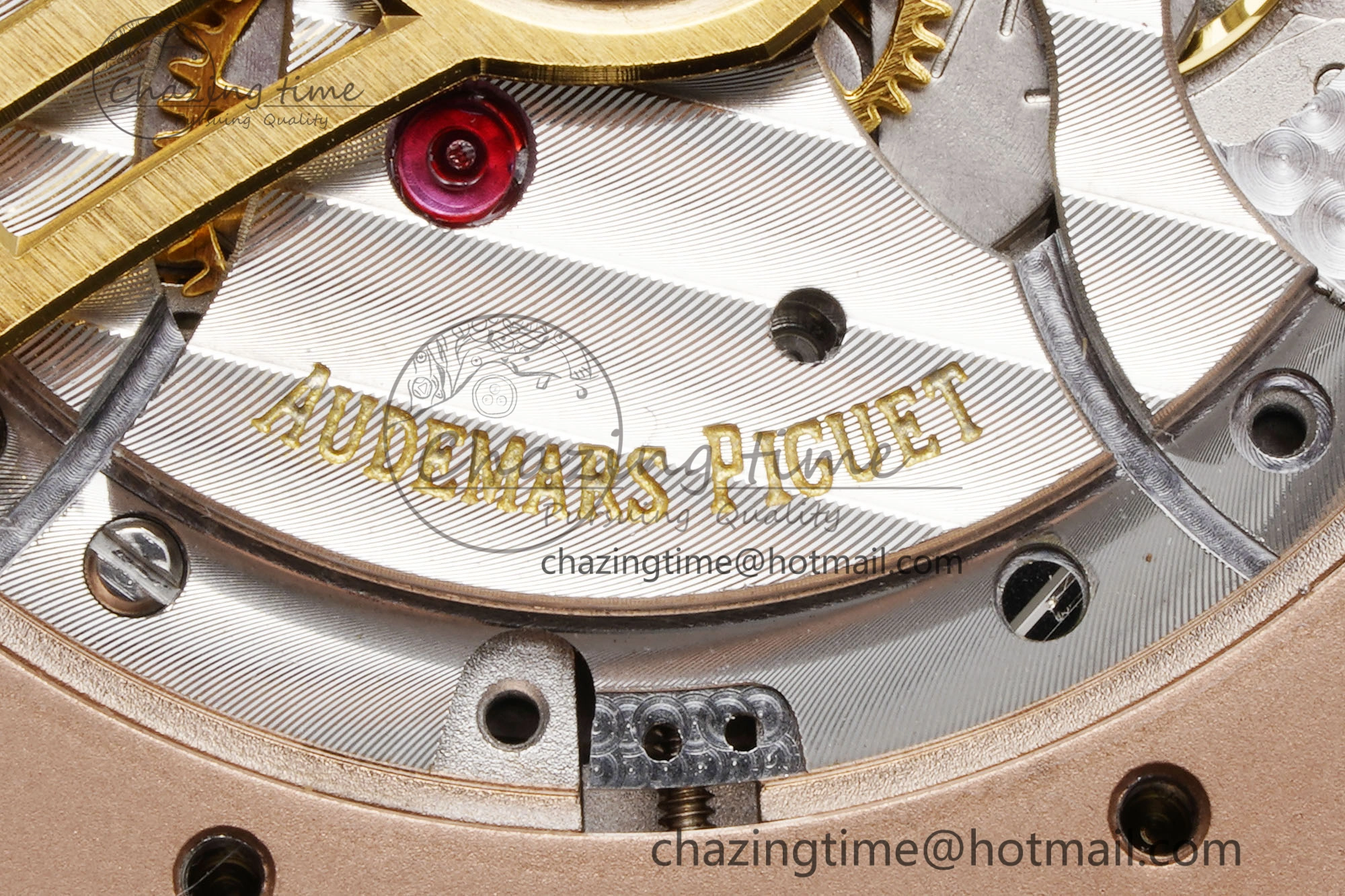 Royal Oak 41mm 15500 RG BF 1:1 Best Edition Black Textured Dial on Black Leather Strap A4302