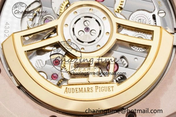 Royal Oak 41mm 15500 RG BF 1:1 Best Edition Blue Textured Dial on SS Bracelet A4302