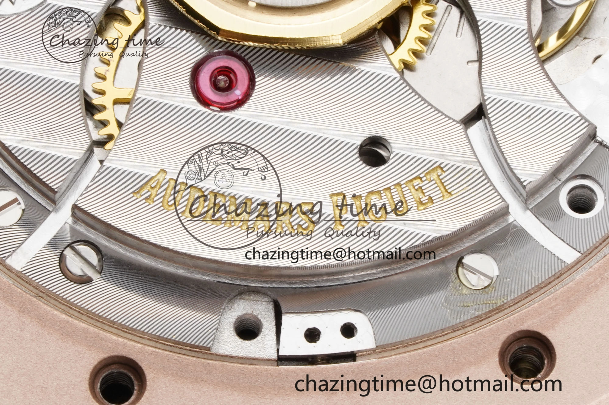 Royal Oak 41mm 15500 RG BF 1:1 Best Edition Blue Textured Dial on SS Bracelet A4302