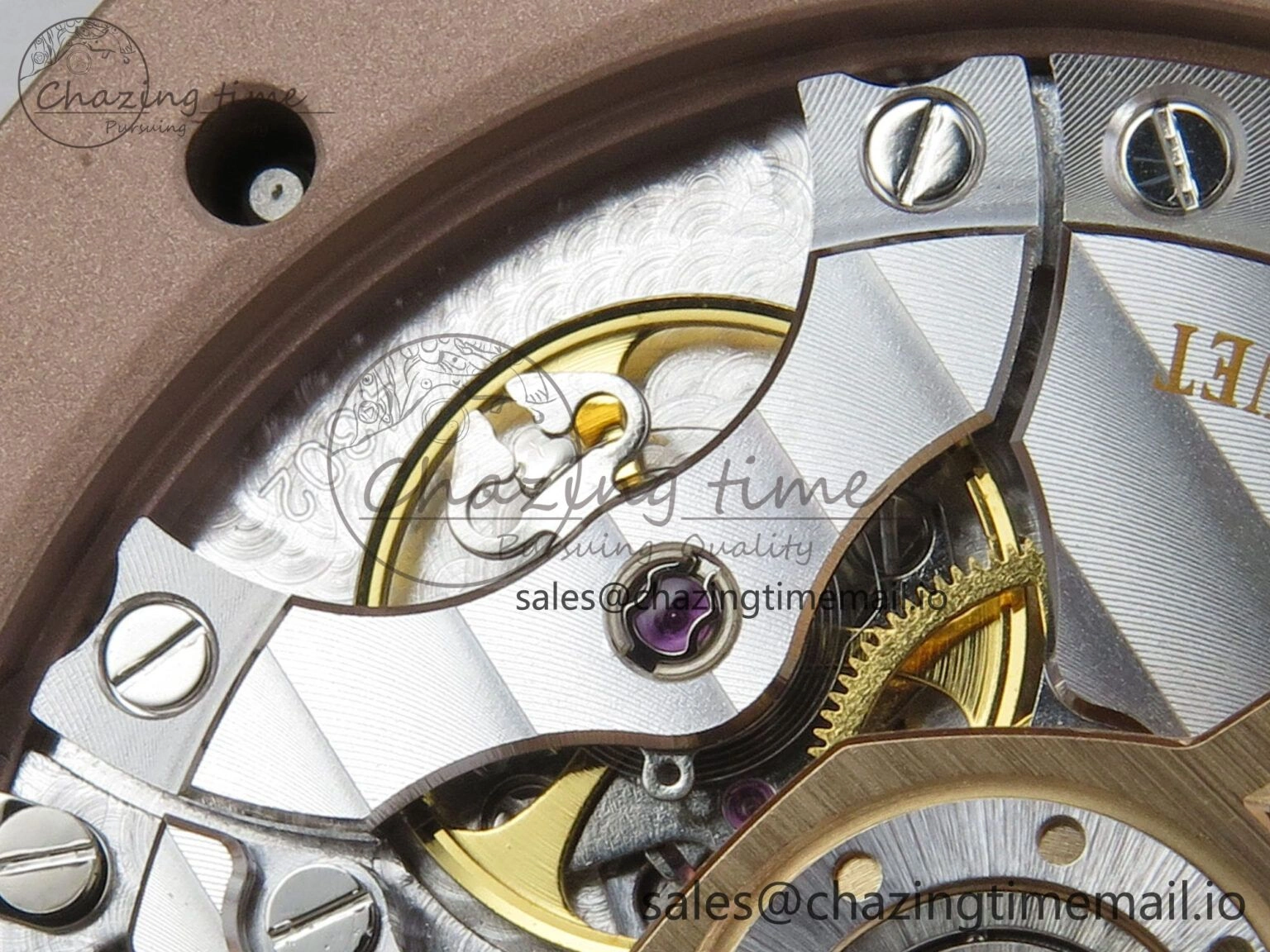 Royal Oak 41mm 15500 RG RSF 1:1 Best Edition Black Dial on RG Bracelet SA4302 Super Clone