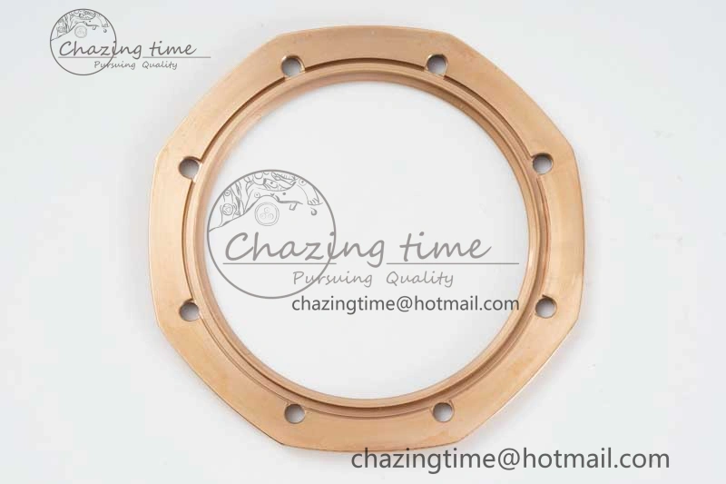 Royal Oak 41mm 15500 RG ZF 1:1 Best Edition White Textured Dial on RG Bracelet A4302 V2