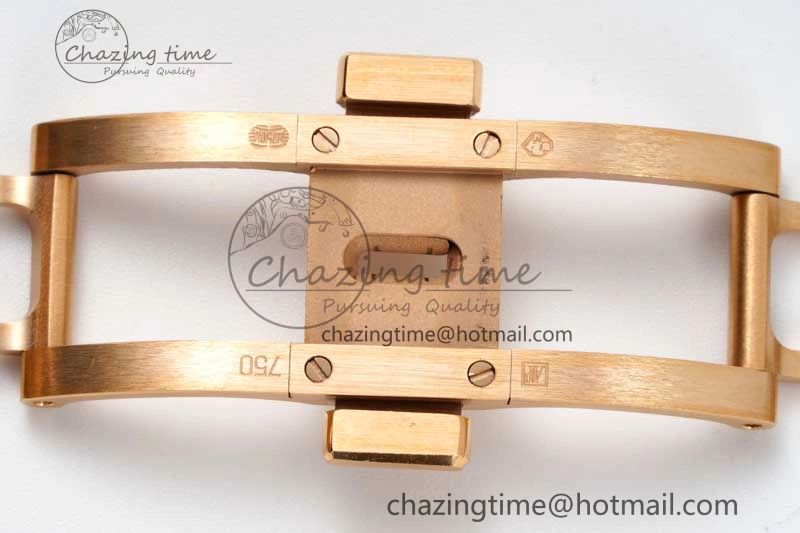 Royal Oak 41mm 15500 RG ZF 1:1 Best Edition White Textured Dial on RG Bracelet A4302 V2