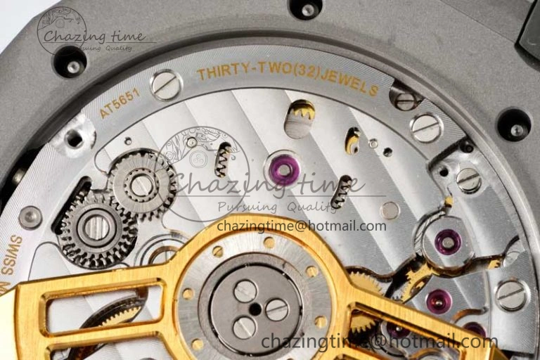 Royal Oak 41mm 15500 SS APSF 1:1 Best Edition Gray Textured Dial on SS Bracelet A4302 Super Clone